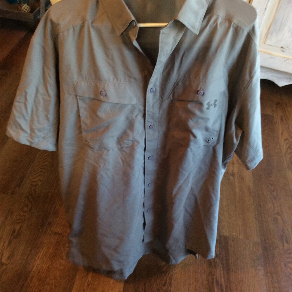 Under Armour Xlarge Ss Button Up - image 4